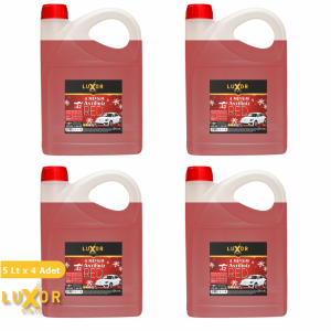  Luxor Kimya 4 Mevsim -42° Kırmızı Antifriz 20 Lt ( 5 Litre X 4 Adet)	