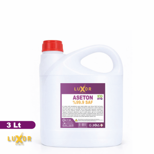 Luxor Kimya Saf Aseton 3 Lt