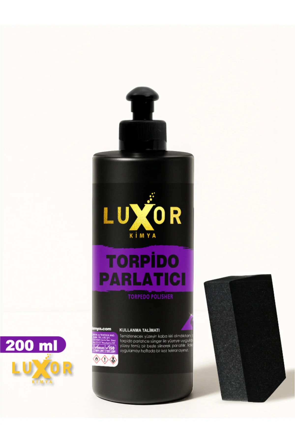 200ML 6'lı Oto Bakım Seti Oto Yıkama Seti görsel 3