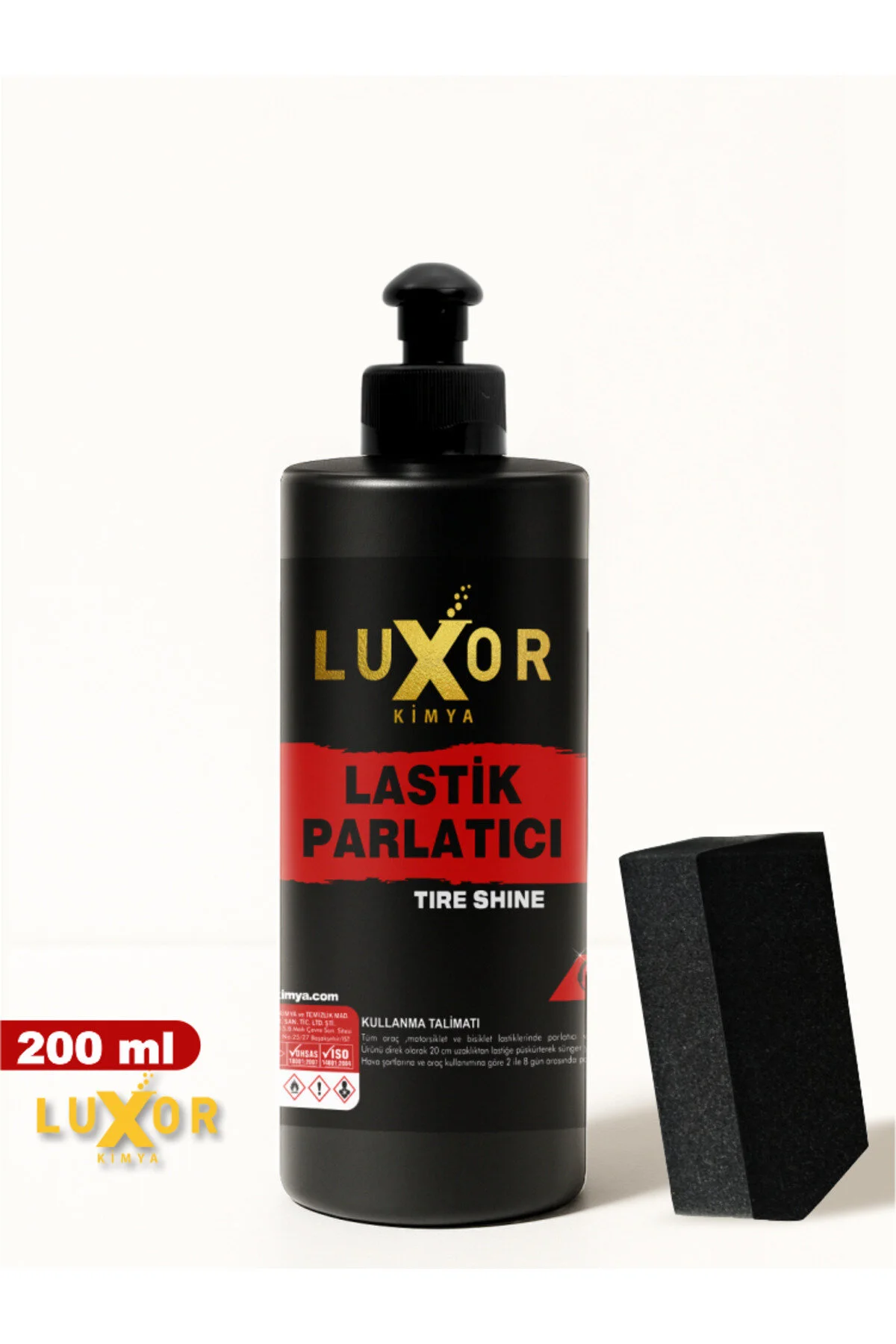 200ML Jant Temizleyici ve Lastik Parlatıcı Oto Bakım Seti Oto Yıkama Seti görsel 2