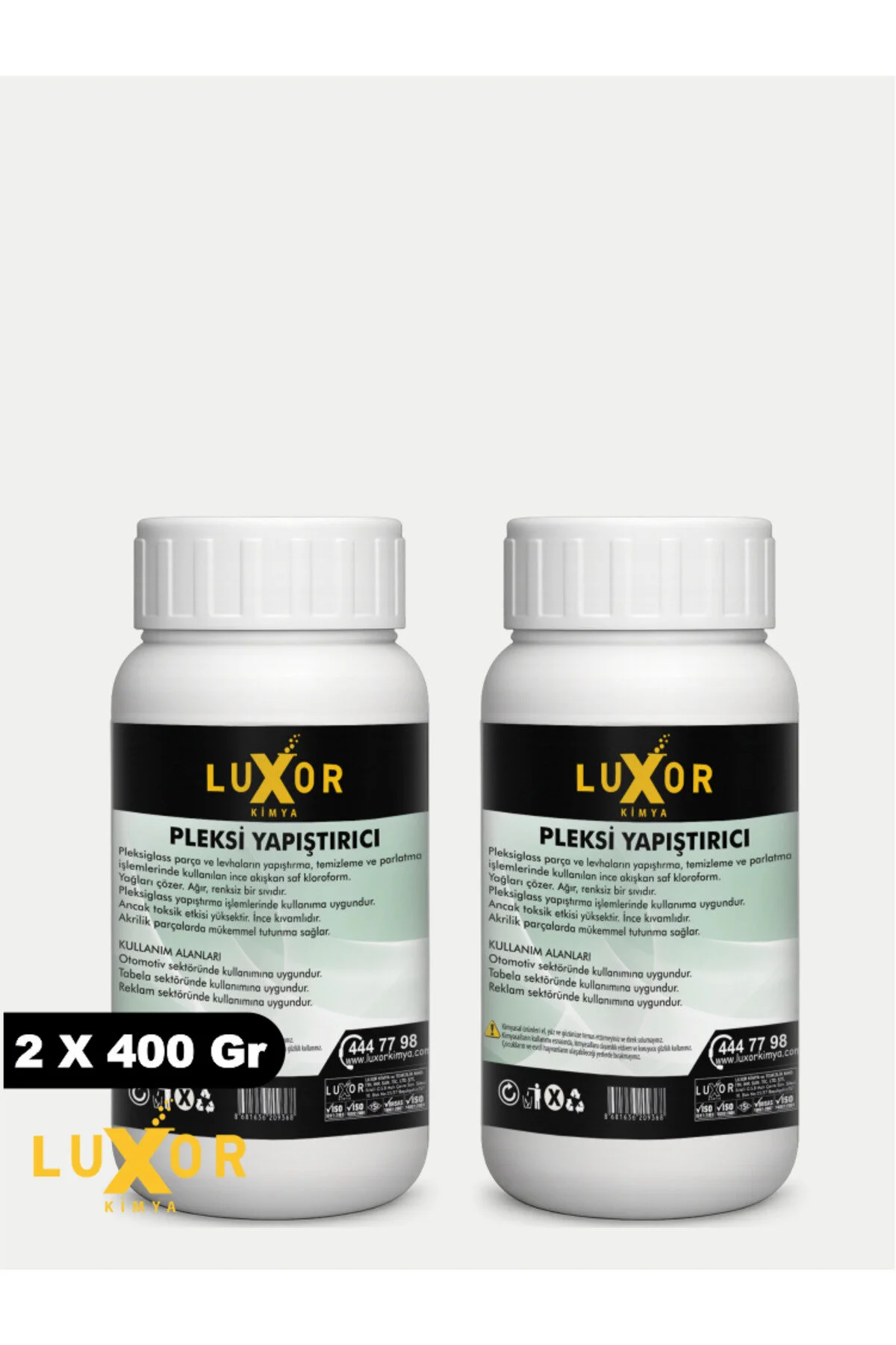 Pleksi Yapıştırıcı 2 x 400 Gr