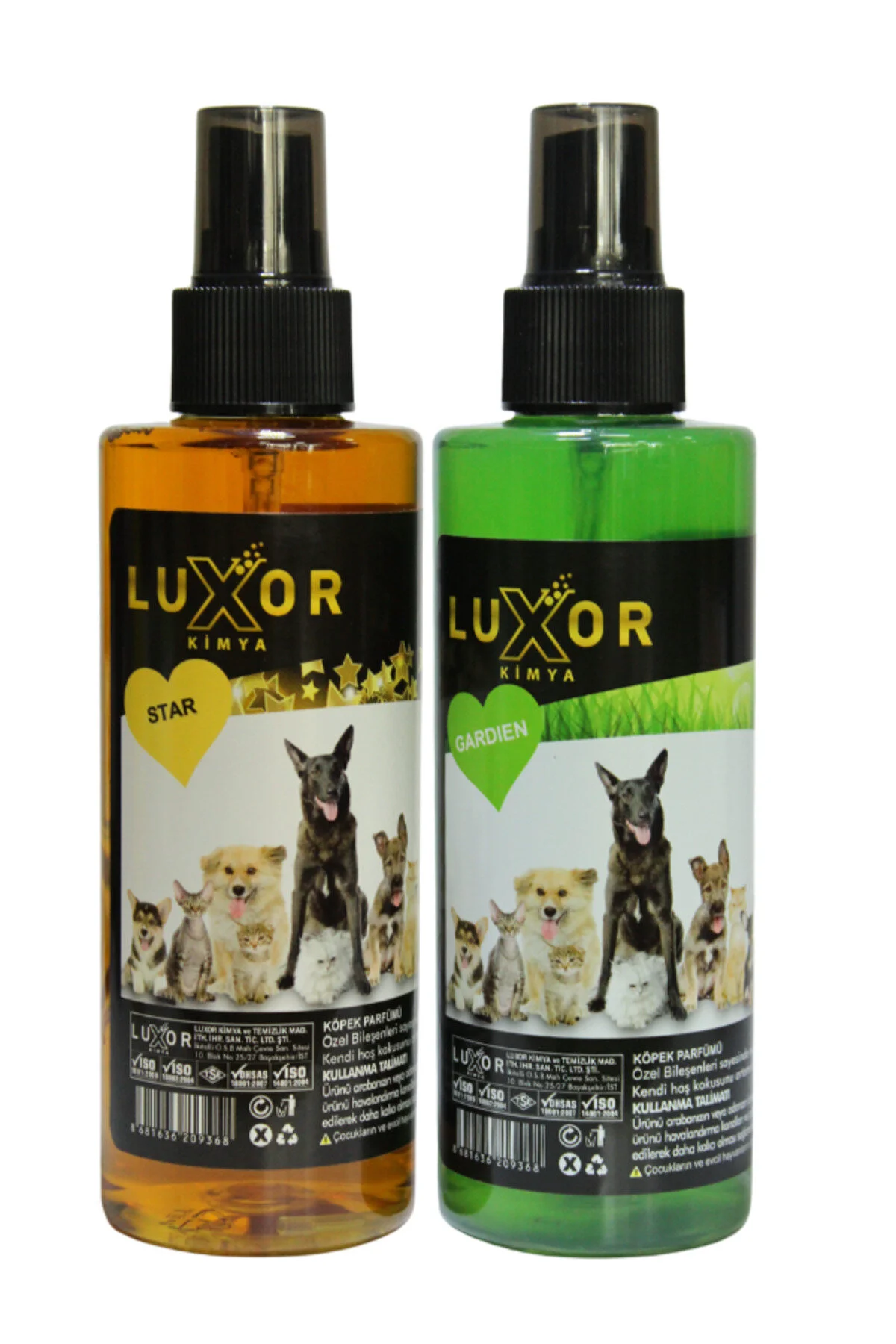 Evcil Hayvan Parfümü Kedi & Köpek Koku Giderici Star ve Garden 200 Ml