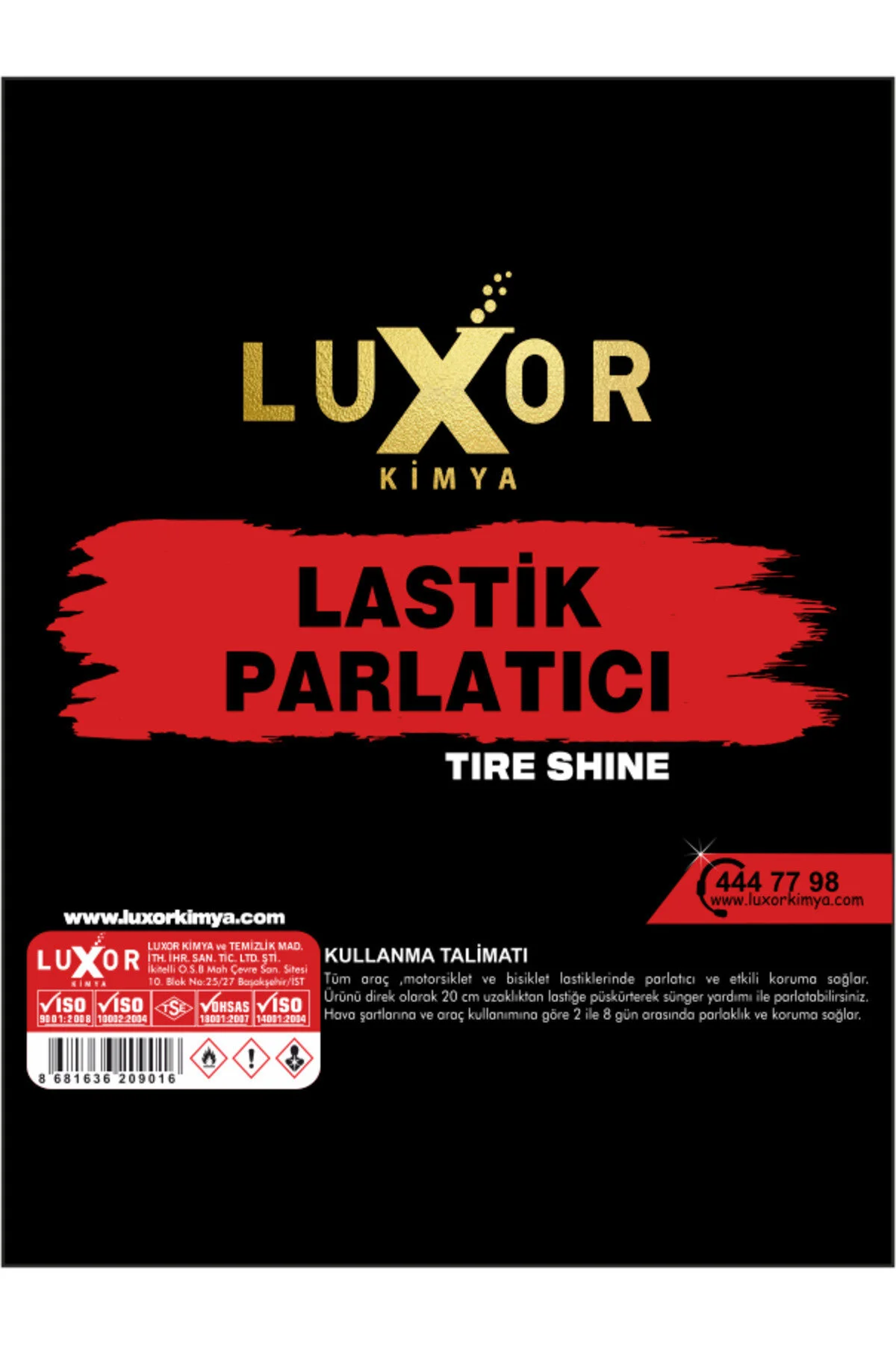 Lastik Parlatıcı Oto Bakım 473 ml görsel 2