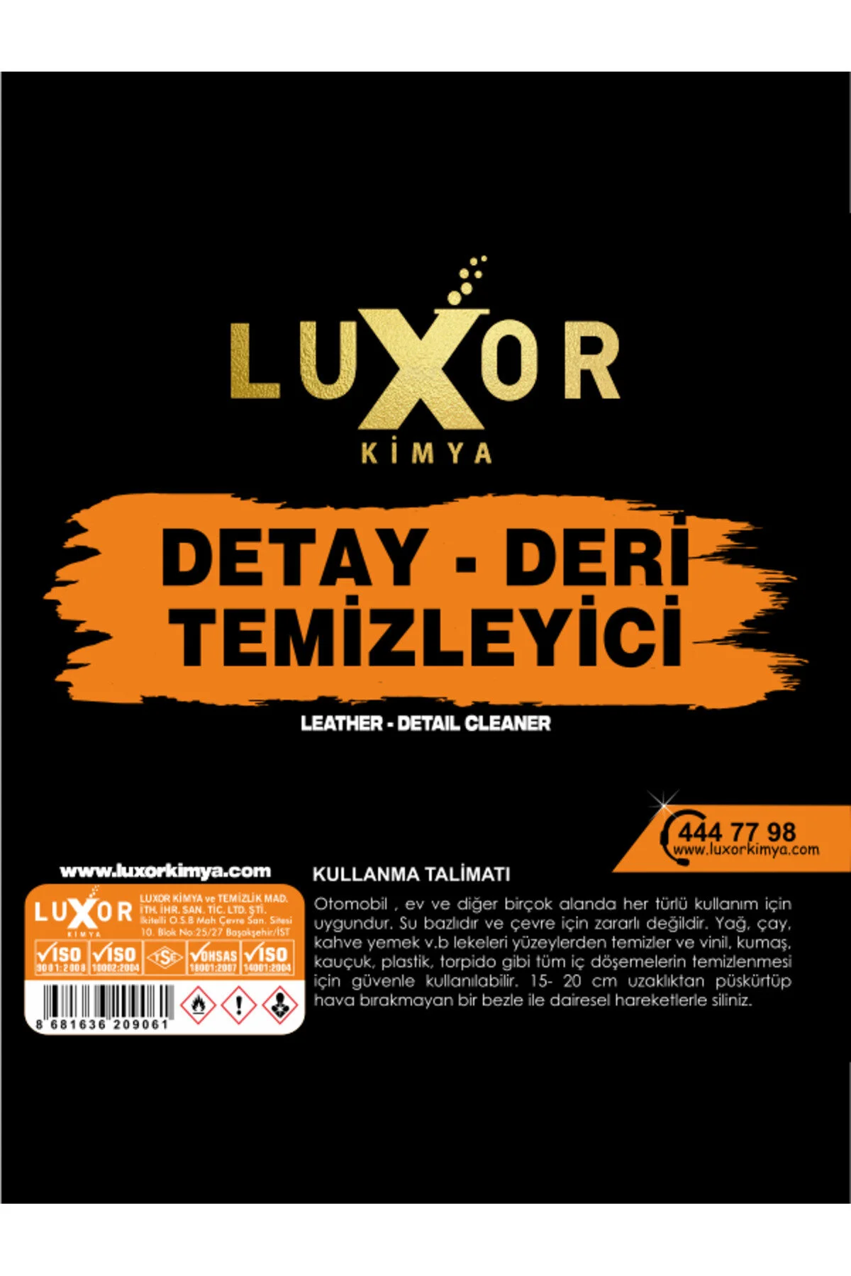 Gold Serisi Detay Deri Temizleyici 473 ml görsel 3