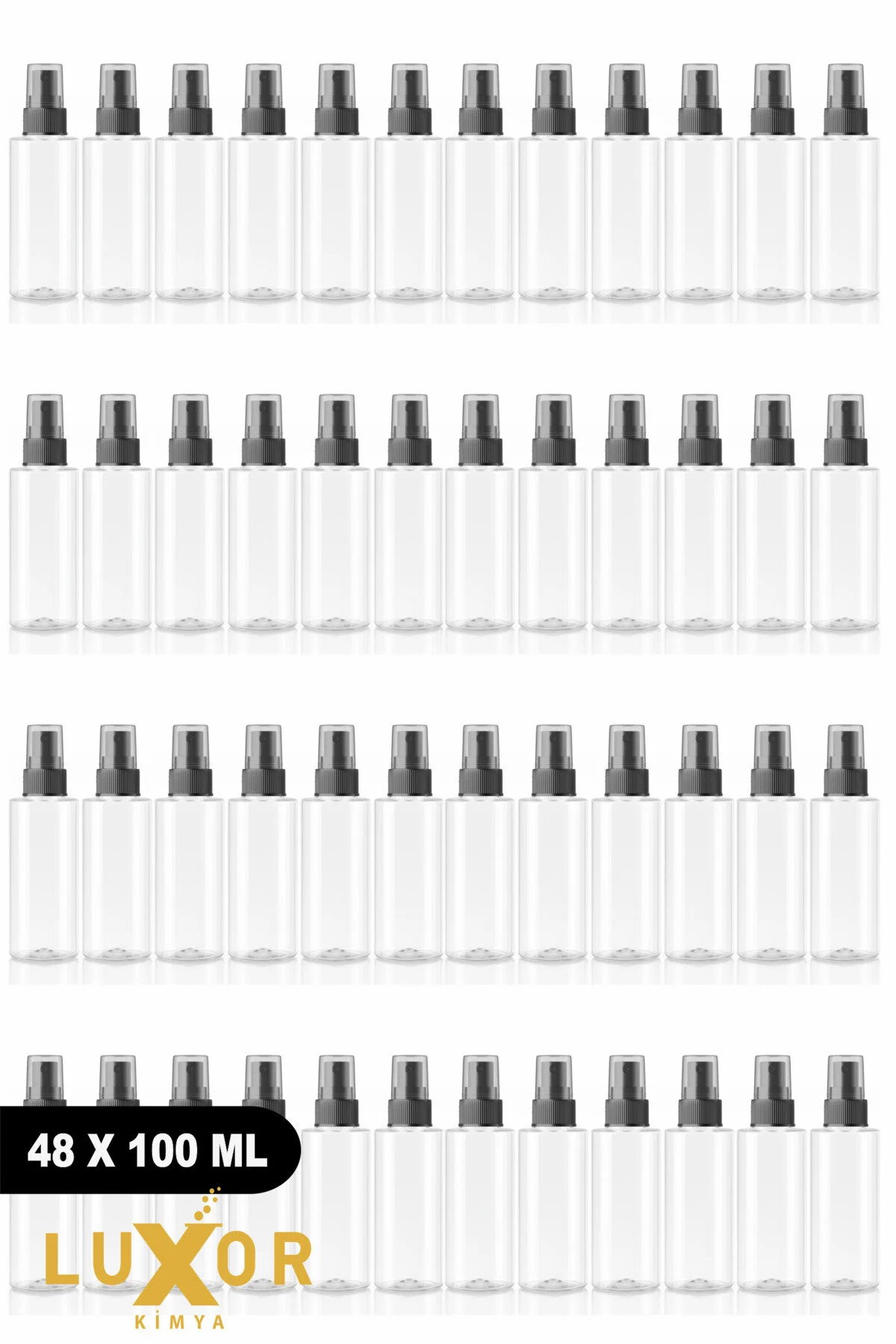 100 ML Boş Spreyli Şişe - 48 Adet