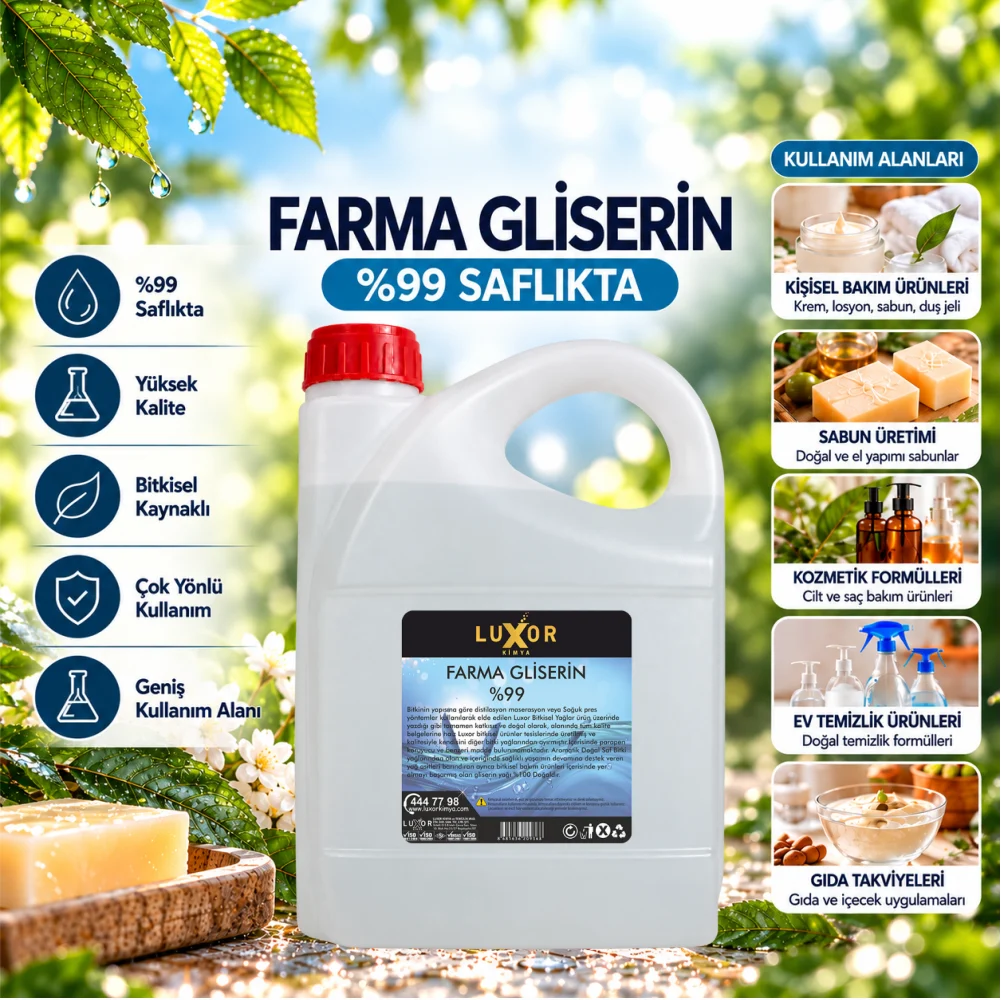 Luxor Kimya Farma Gliserin 4 Kg görsel 2