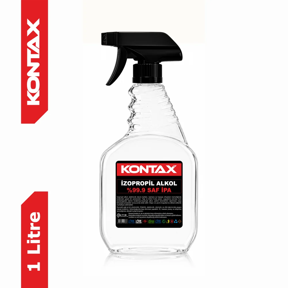 Kontax Spreyli SAF İPA %99,9 İZOPROPİL ALKOL 1 LT