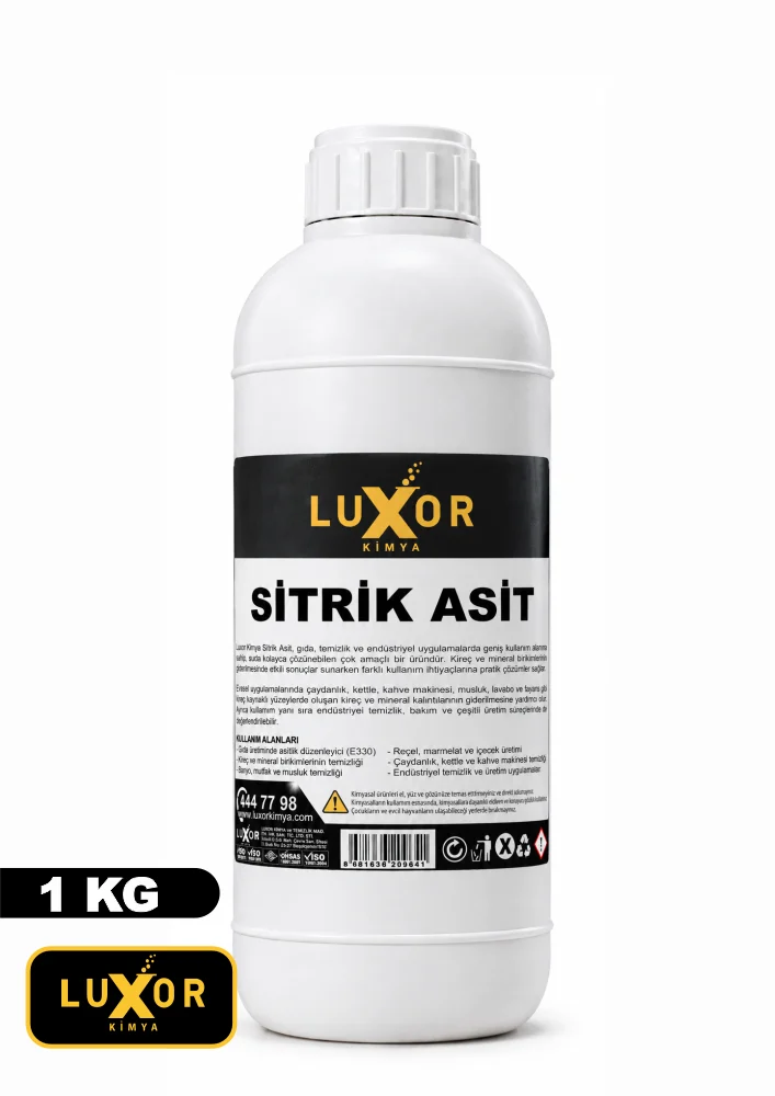 Luxor Kimya Sitrik Asit 1 Kg