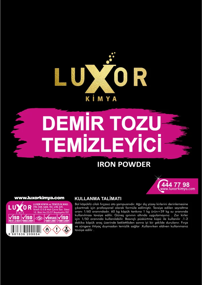 Luxor Kimya Jant Demir Tozu Temizleyici 200 ml görsel 3