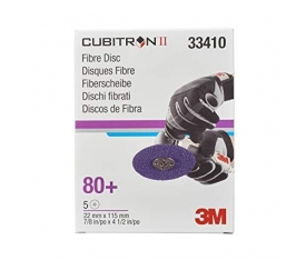 3M 33410 Cubitron II Fiber Disk P80 Kum 115mm x 22mm