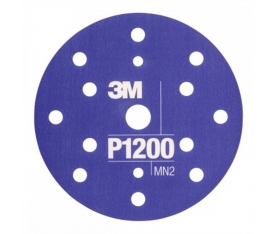 3M 34422 Esnek Hookit P1200 15 Delikli Disk Zımpara 150mm
